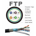 Cable al aire libre del ftp Cat5e 0.5copper 4pair 24AWG pase prueba del Fluke